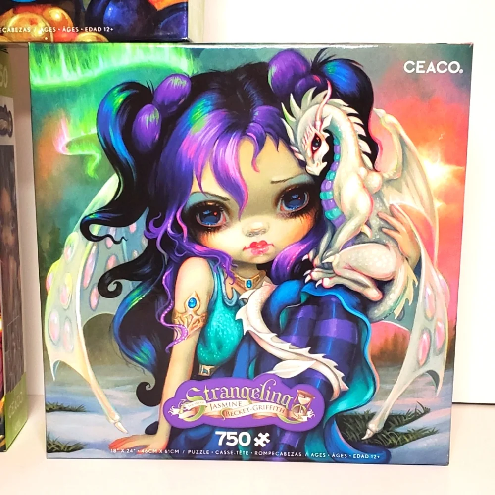 Set of 3 (three) Jigsaw Puzzle Ceaco - Strangeling